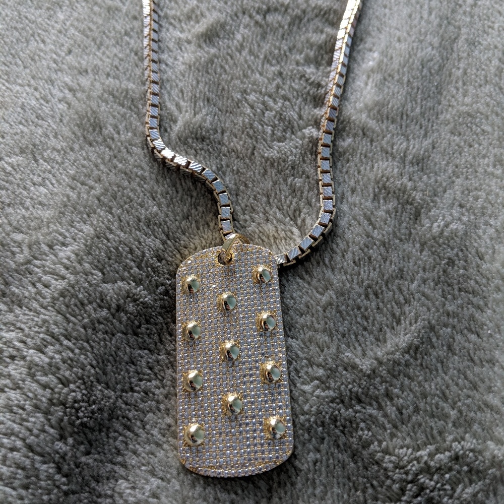 ID Dog Tag Pendant & necklace